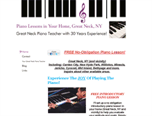 Tablet Screenshot of iwantmypianolessons.com